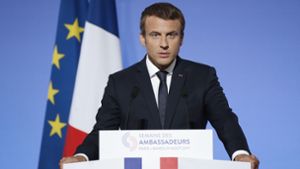 Präsident Macron will den Arbeitsmarkt reformieren – doch die Franzosen seien reformunfähig, sagt er. Foto: AFP