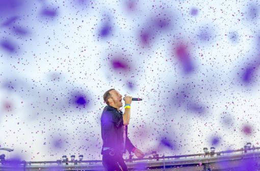 Konfetti inklusive: 2024 spielen Coldplay  vier Konzerte in Deutschland. Foto: IMAGO/TT/IMAGO/Adam Ihse/TT