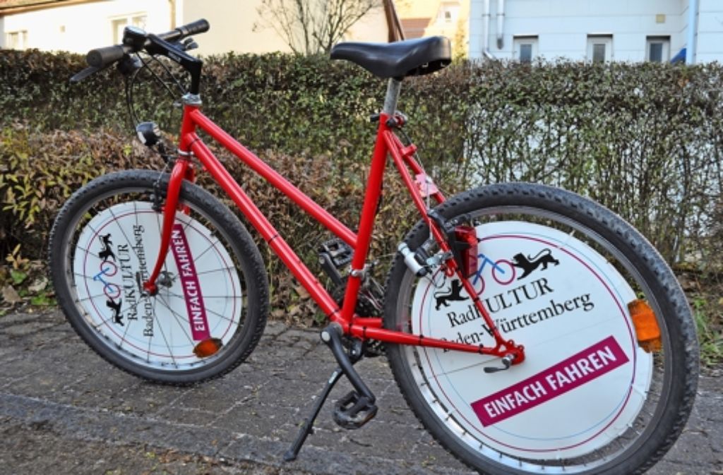 Das rote Rad ist für jeden kostenlos. Foto: StN