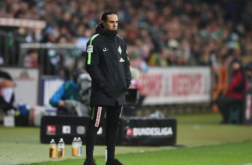 Werder-Trainer Alexander Nouri steht vor dem Aus. Foto: dpa