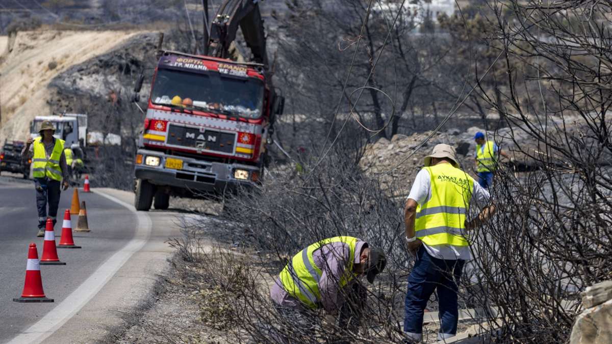 Wo sind in Griechenland neue Brände ausgebrochen?