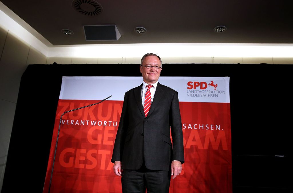 Wahlsieger Stephan Weil (SPD) Foto: AFP