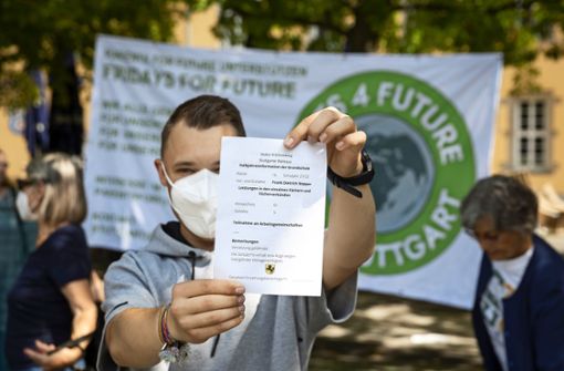 Fridays for Future gibt dem Stuttgarter OB schlechte Noten. Foto: Lichtgut/Julian Rettig