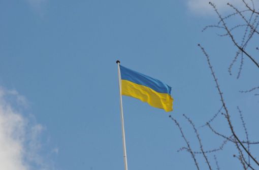 Unbekannte haben eine Ukraine-Flagge angezündet. (Symbolbild) Foto: IMAGO/Dean Pictures/IMAGO