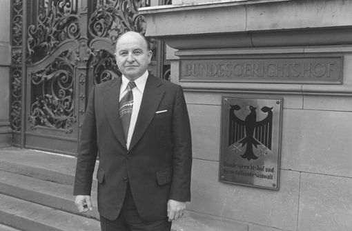 Der Generalbundesanwalt Siegfried Buback wurde am 7. April 1977 in seinem Dienst-Mercedes erschossen. Foto: picture-alliance/Sven Simon