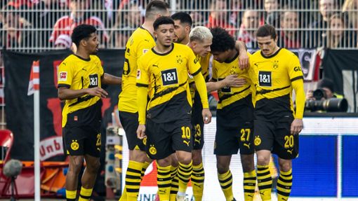 Borussia Dortmund holte beim Gastspiel in der Alten Försterei drei Punkte. Foto: Andreas Gora/dpa