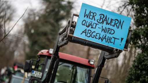 Bauern kämpfen schon wochenlang für den Erhalt diverser Subventionen. (Archivbild) Foto: dpa/Christoph Schmidt