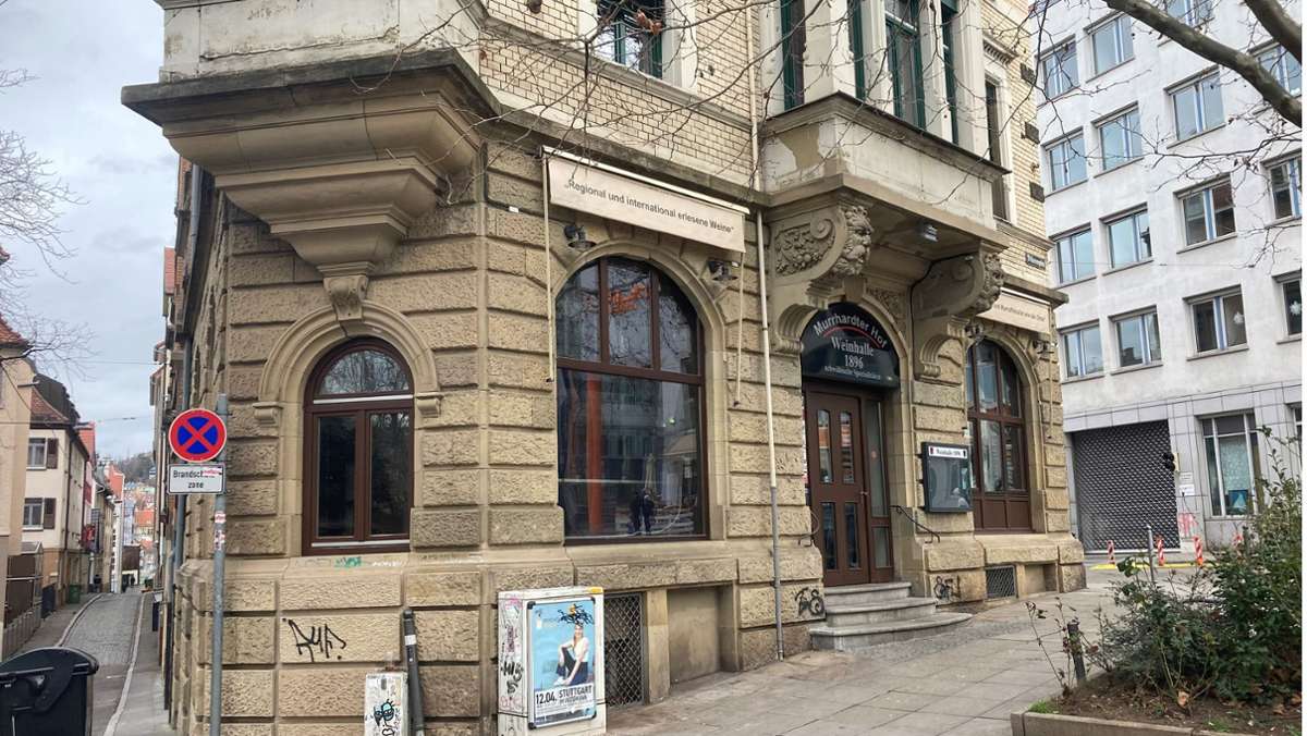 Gastronomie am Stuttgarter  Wilhelmsplatz: Die Weinhalle im Murrhardter Hof ist Geschichte