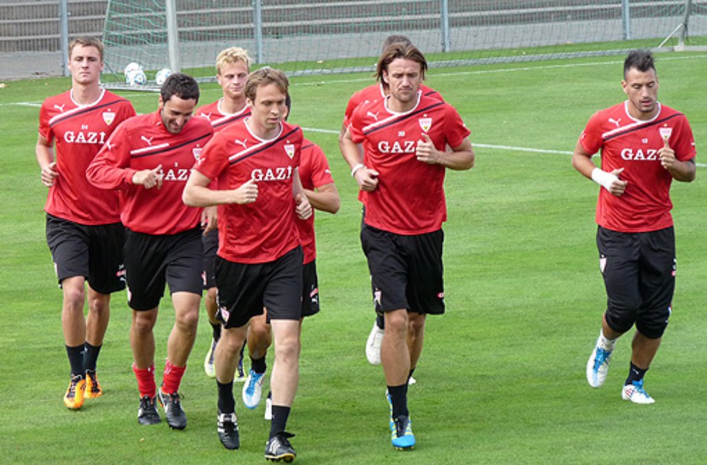 Klicken Sie sich durch die Bilder vom VfB-Training.