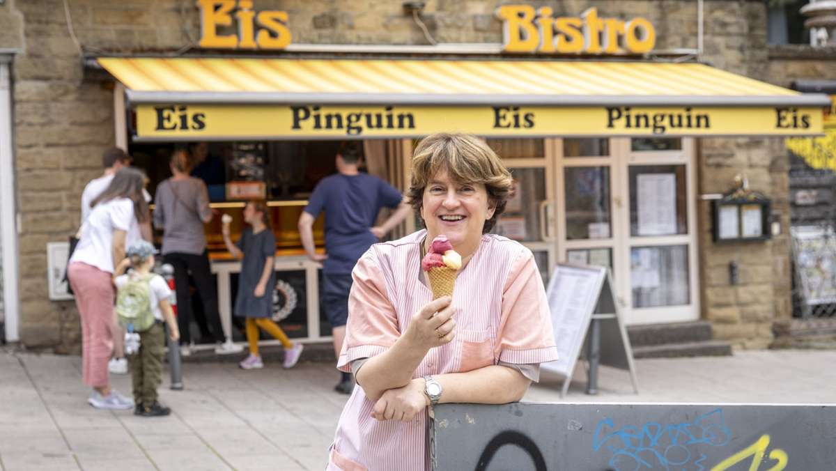 Eisverkäuferin aus Stuttgart: Im Sommer steht ihr Privatleben still