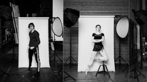 Timor Afshar und  Jessica Fyfe sind zwei der sieben Choreografen, die in Stuttgart die Plattform des Noverre-Abends nutzen, um neue Ballette zu zeigen. Das Publikum kann nicht nur in Stuttgart online dabeisein. Unsere Bildergalerie listet Streamingtipps auf. Foto: SB/Roman Novitzky