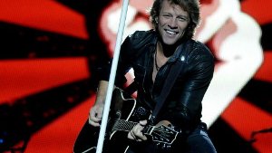 Seit 25 Jahren im Geschäft: John Bon Jovi mit seiner Band Bon Jovi  Foto: dpa