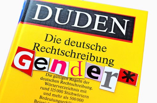 Der Duden enthält bislang keine Gendersternchen. Foto: picture alliance / /Bildagentur-online/Ohde