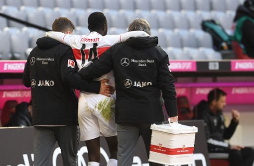 Silas Wamangituka hat sich im Spiel gegen die Bayern verletzt. Foto: AFP/Andreas Gebert