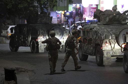 Sicherheitskräfte in Kabul. Foto: dpa/Rahmat Gul