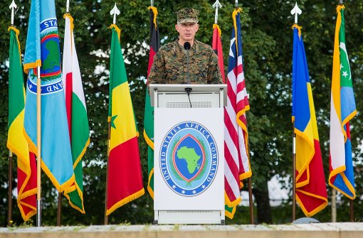 Hochdekorierter US-Marine: General Thomas Waldhauser führt jetzt das US-Afrika-Kommando. Foto: dpa