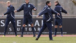 Das erste Training der Stuttgarter Kickers mit Massimo Morales. Foto: Pressefoto Baumann
