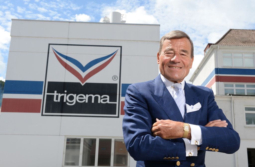 Wolfgang Grupp fährt zum 100. Geburtstag von Trigema richtig auf. Foto: dpa/Patrick Seeger