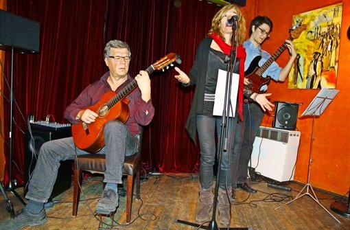Christoph Müller, Maria López und Florian Esser (von links) haben bei ihrem Auftritt Ausdrucksstärke bewiesen. Foto: Sabine Rochlitz