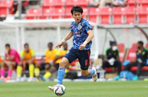Wataru Endo vom VfB Stuttgart ist mit der japanischen Nationalelf zweimal in der WM-Qualifikation gefordert. Foto: imago /Yutaka