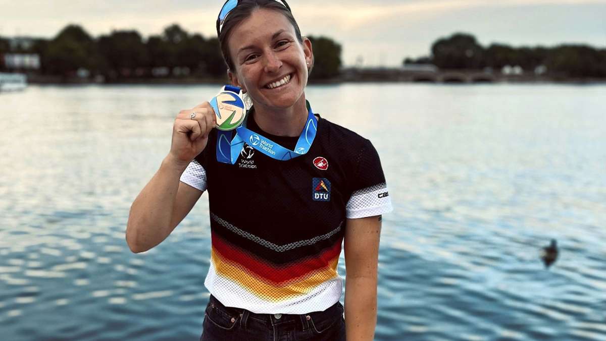 Pleidelsheimerin holt WM-Bronze: Alina Würth auf dem Weg zur Triathlon-Spitze