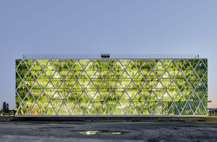 Das Parkhaus Q 16 im Neckarpark: Stuttgart hat  ein neues Architektur-Highlight