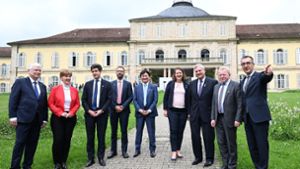 Cem Özdemir empfängt Agrarminister im Schloss Hohenheim
