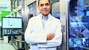 Biontech-Chef Ugur Sahin ist zuversichtlich, dass der Impfstoff auch gegen die Virus-Mutation wirkt. Foto: dpa/Dominik Pietsch
