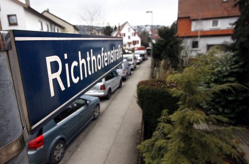 Die Richthofenstraße ist eine der Straßen mit Namen umstrittener Personen. Foto: Archiv/factum