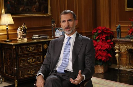 König Felipe hat Katalonien in seiner Weihnachtsansprach zum zentralen Thema gemacht. Foto: Europa Press