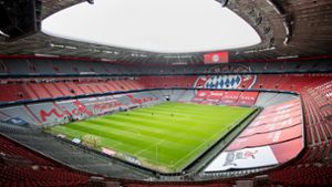 In der Münchner Arena sollen EM-Spiele stattfinden – vor Publikum. Foto: dpa/Matthias Balk
