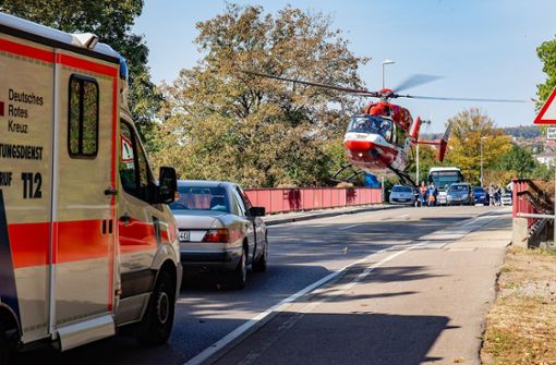 Der Notarzt ist vorsorglich mit dem Hubschrauber eingeflogen worden. Foto: KS-Images.de
