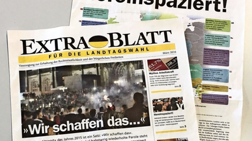 „Extrablatt“ zur Wahl: Millionenfache Werbung für die AfD