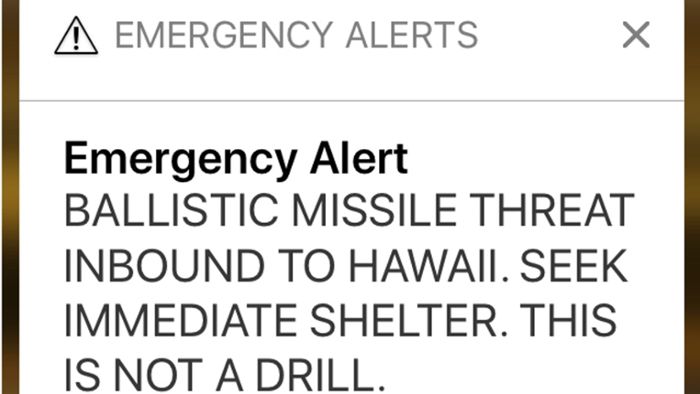Falscher Raketenalarm versetzt Hawaii in Panik