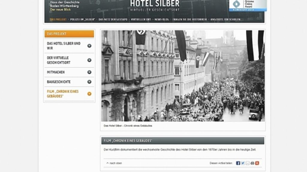 Ehemaliges Hotel Silber: Stuttgart will Miete für NS-Gedenkstätte nicht mitbezahlen
