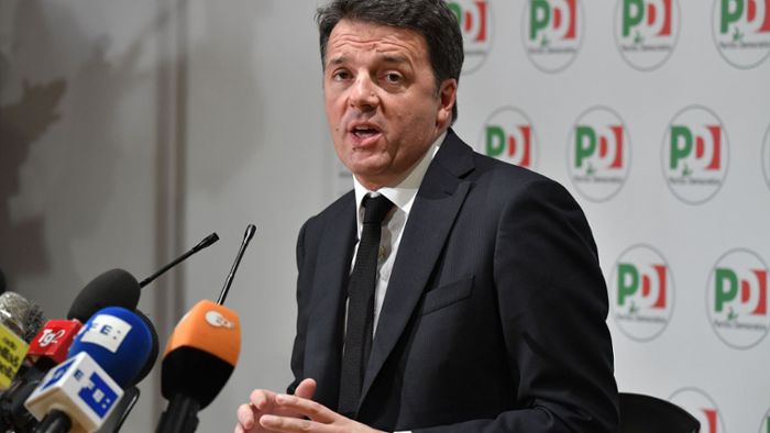 Renzi kündigt Rücktritt als Parteichef an