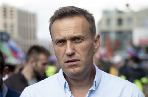 Alexej Nawalny 2019 bei einer Demonstration Foto: picture alliance/dpa/Pavel Golovkin