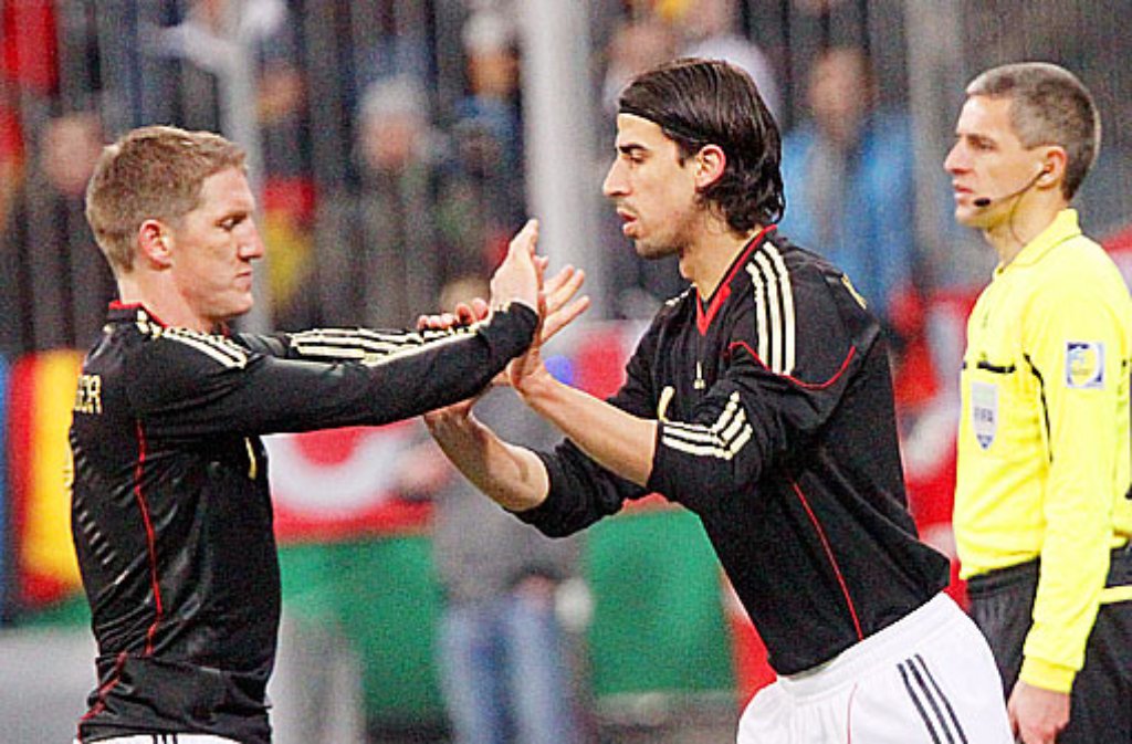 Bastian Schweinsteiger (links) und Sami Khedira: Sind sie das neue Rückgrat der Nationalmannschaft?