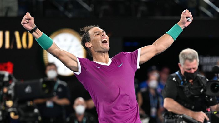 Rafael Nadal ist  Gladiator des weißen Sports