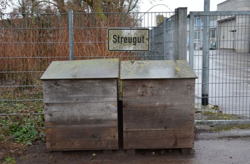 Am Bauhof standen zwei Behälter mit Splitt für die Bürger bereit Foto: /Sophia Herzog