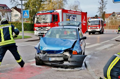 Der Unfall ereignete sich in Schondorf. Foto: 7aktuell.de/Kevin Lermer