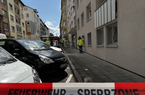 Sechs Häuser mussten wegen einer undichten Gasleitung evakuiert werden. Foto: 7aktuell.de/ Alexander Hald