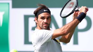 Tennis-Star Federer steigt im Achtelfinale ein