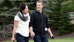 Facebook-Chef Mark Zuckerberg und seine Frau Priscilla Chan spenden an die Elite-Uni Harvard einen Millionenbetrag.Foto:dpa Foto:  