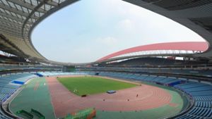 Einer der Orte des Geschehens: das Stadion in der ostchinesischen Metropole Nanjing Foto: IOC