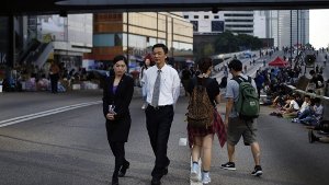 Wie geht es auf Hongkongs Straßen weiter? Foto: EPA