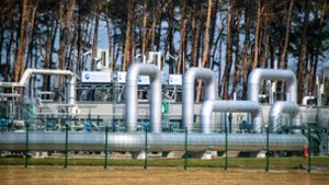 Gazprom hat   die Gasflüsse durch Pipeline Nord Stream 1  gedrosselt Foto: dpa/Stefan Sauer