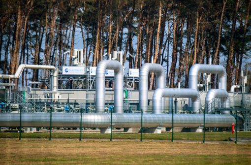 Gazprom hat   die Gasflüsse durch Pipeline Nord Stream 1  gedrosselt Foto: dpa/Stefan Sauer