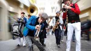 Marching Band und Kabarett auf dem Grünen Platz
