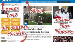 Die Stuttgarter Nachrichten haben ihr Online-Angebot überarbeitet Foto: Screenshot/Klos
